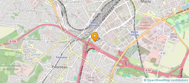 localisation de l'entreprise MADAME ANNIE POTRIQUET  PALAISEAU