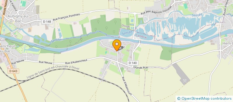 localisation de l'entreprise MADAME ANNIE POULAIN  FRESSIES