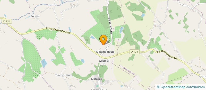 localisation de l'entreprise MADAME ANNIE QUEMENEUR  MONSEGUR