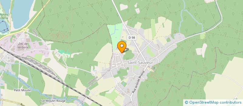 localisation de l'entreprise MADAME ANNIE QUIDECON  SAINT-SAUVEUR