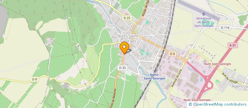 localisation de l'entreprise MADAME ANNIE QUILLARDET à NUITS-SAINT-GEORGES
