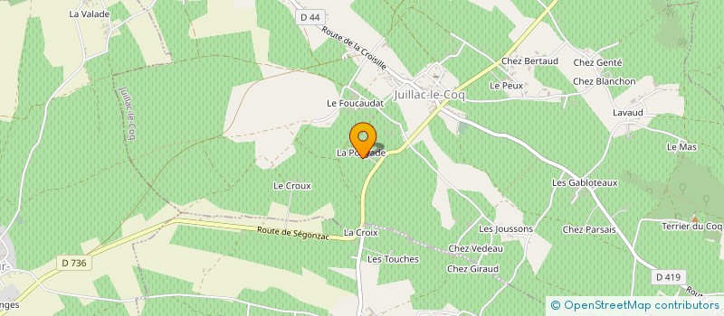 localisation de l'entreprise MADAME ANNIE RAGNAUD à LIGNIERES-AMBLEVILLE