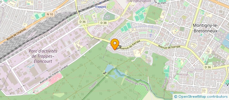 localisation de l'entreprise MADAME ANNIE RAGONEAUX à MONTIGNY-LE-BRETONNEUX