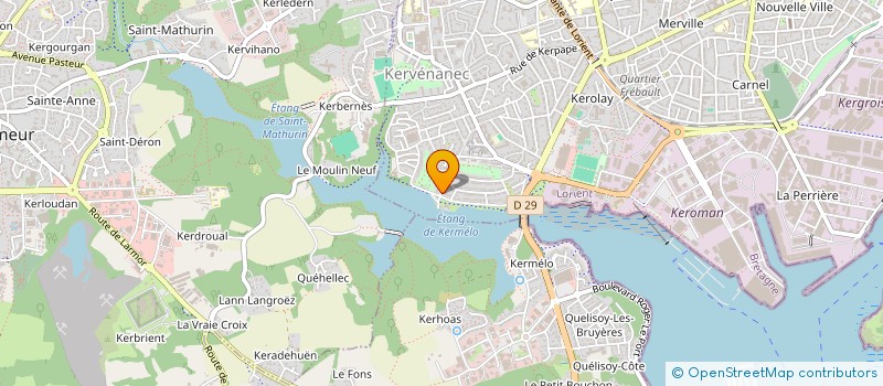 localisation de l'entreprise MADAME ANNIE RAGOT  LORIENT