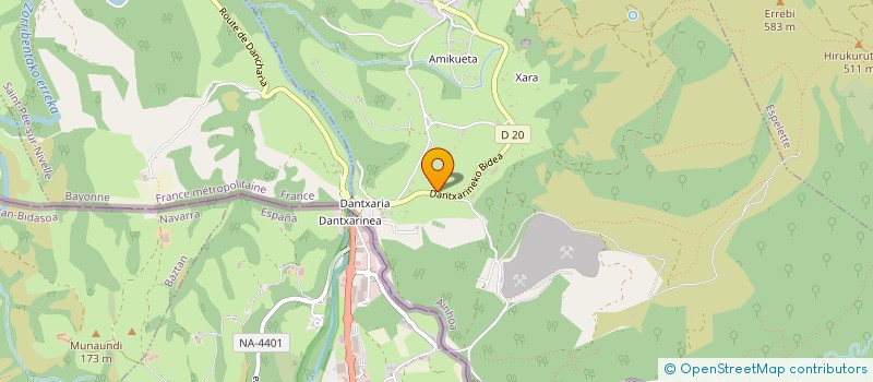 localisation de l'entreprise MADAME ANNIE RAGOT  AINHOA