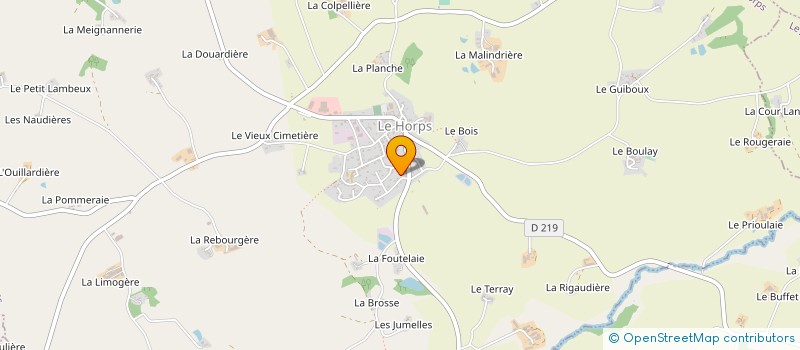 localisation de l'entreprise MADAME ANNIE RAIMBAULT à LE HORPS