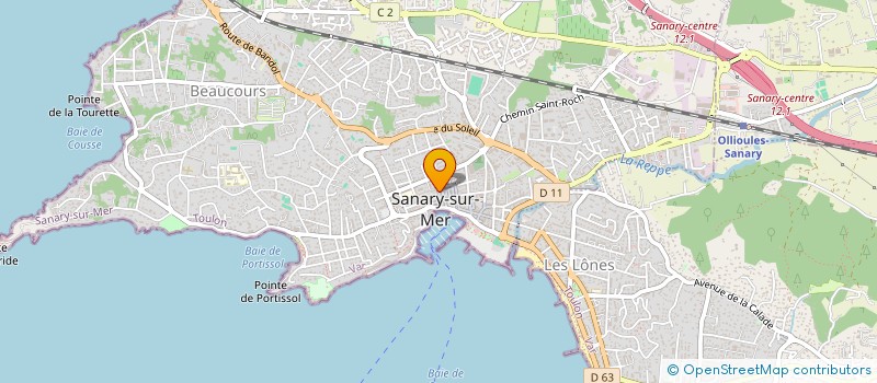 localisation de l'entreprise MADAME ANNIE RANUCCI à SANARY-SUR-MER