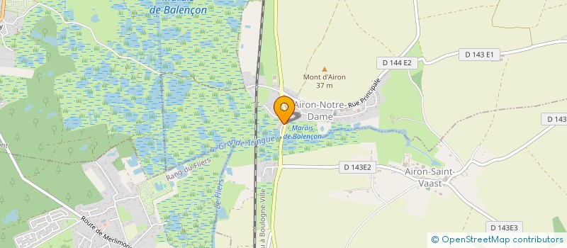 localisation de l'entreprise MADAME ANNIE RAPHAEL  MONTBETON