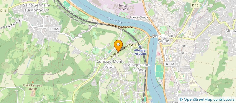 localisation de l'entreprise MADAME ANNIE RAVELLO  CURIS-AU-MONT-D'OR