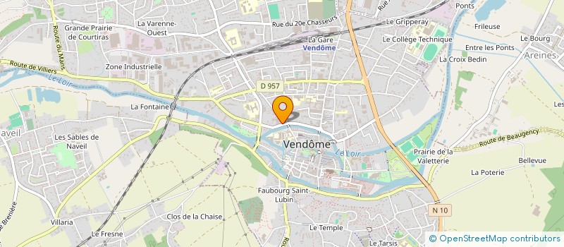 localisation de l'entreprise MADAME ANNIE RAVEY  VENDOME