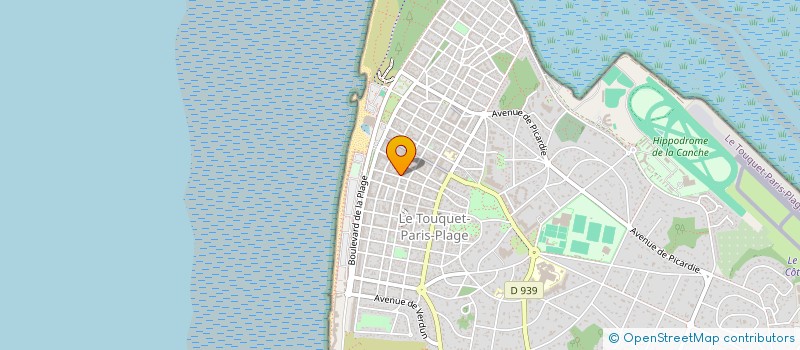 localisation de l'entreprise MADAME ANNIE RAVIN à LE TOUQUET-PARIS-PLAGE