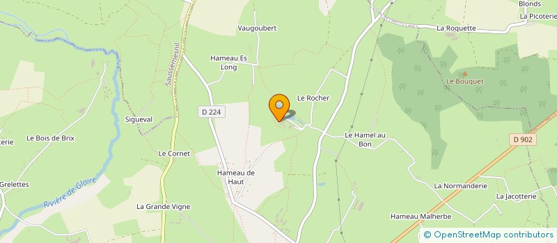 localisation de l'entreprise MADAME ANNIE RAYNEL  TAMERVILLE