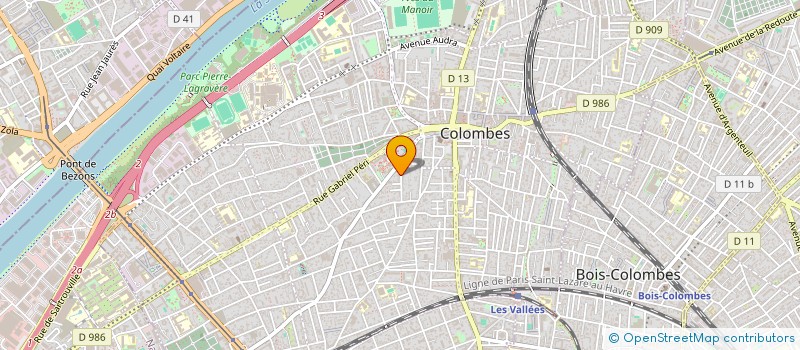 localisation de l'entreprise MADAME ANNIE REMPENAULT à COLOMBES