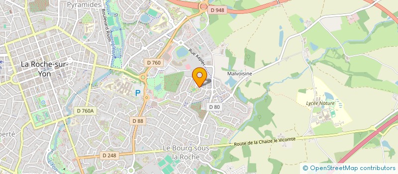 localisation de l'entreprise MADAME ANNIE RENAUD à LA ROCHE-SUR-YON