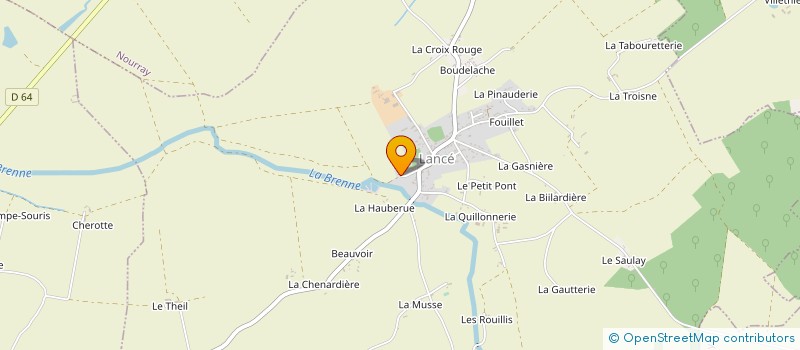 localisation de l'entreprise MADAME ANNIE RENAULT à LANCE
