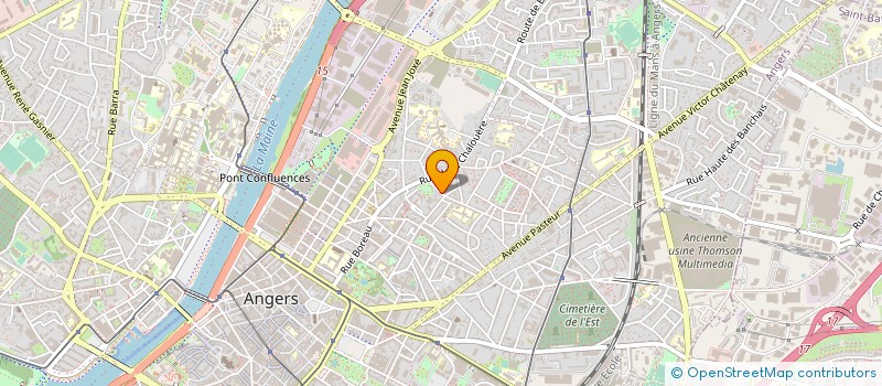 localisation de l'entreprise MADAME ANNIE REVEILLERE  ANGERS