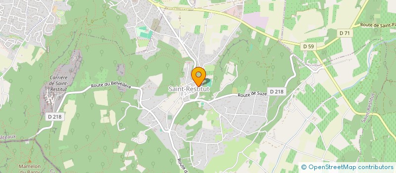 localisation de l'entreprise MADAME ANNIE REYMOND à SAINT-RESTITUT