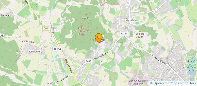 localisation de l'entreprise MADAME ANNIE REYNAERT à GARGAS