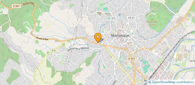 localisation de l'entreprise MADAME ANNIE REYNIER  MANOSQUE