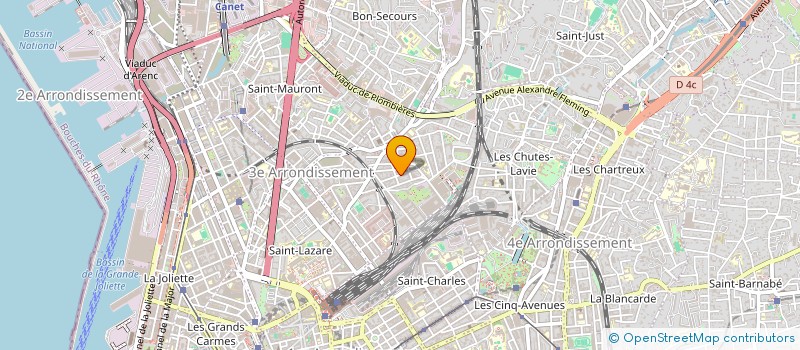 localisation de l'entreprise MADAME ANNIE RIBOT à MARSEILLE