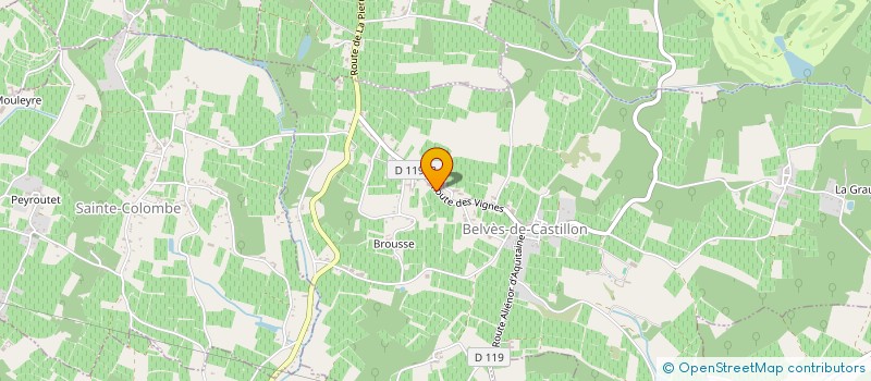 localisation de l'entreprise MADAME ANNIE RICHARD  SAINT PHILIPPE D'AIGUILLE