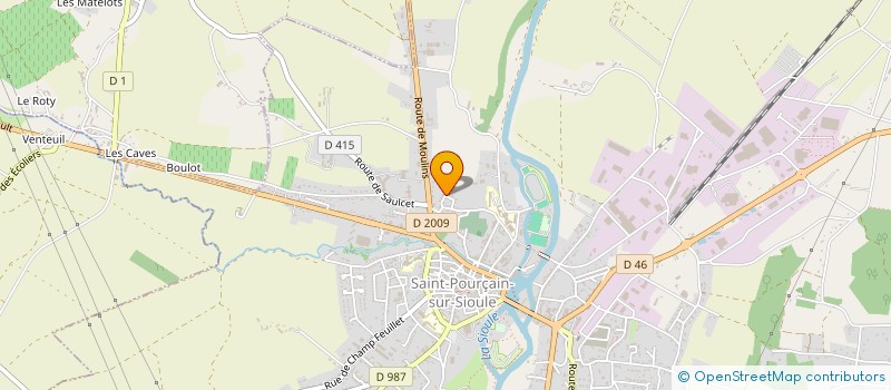 localisation de l'entreprise MADAME ANNIE RIFFAT  SAINT-POURCAIN-SUR-SIOULE