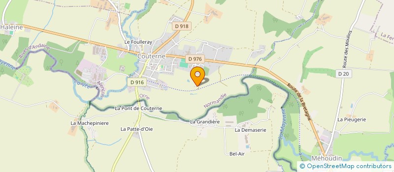 localisation de l'entreprise MADAME ANNIE RIMBERT à RIVES D'ANDAINE