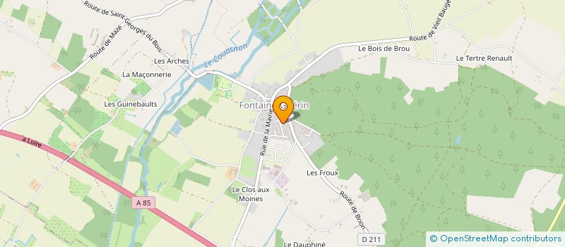 localisation de l'entreprise MADAME ANNIE ROBIN  BRISSAC LOIRE AUBANCE