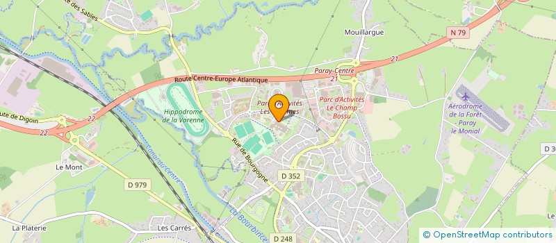 localisation de l'entreprise MADAME ANNIE RONDET à PARAY-LE-MONIAL