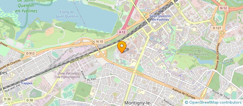 localisation de l'entreprise MADAME ANNIE-ROSE BA  MONTIGNY-LE-BRETONNEUX