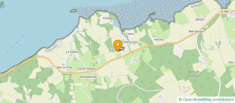 localisation de l'entreprise MADAME ANNIE ROSMORDUC  ROSNOEN