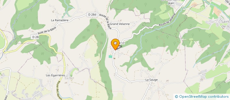 localisation de l'entreprise MADAME ANNIE ROUILLARD  VELANNE