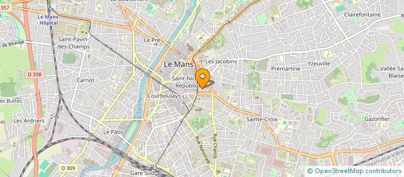 localisation de l'entreprise MADAME ANNIE ROUSIERES à LE MANS