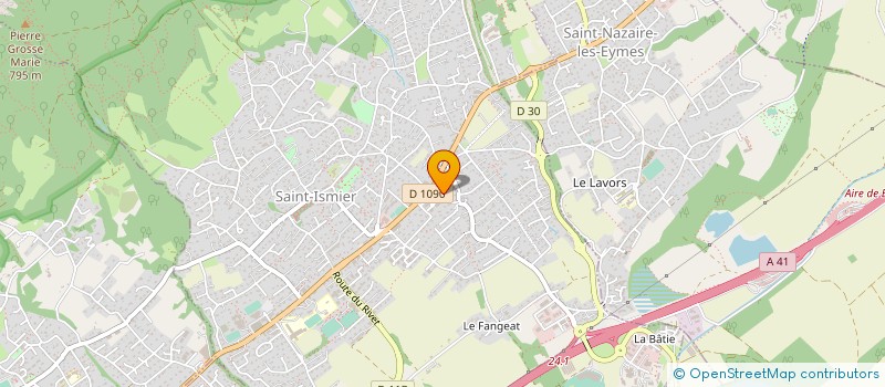 localisation de l'entreprise MADAME ANNIE ROUSSIGNOL à SAINT-ISMIER