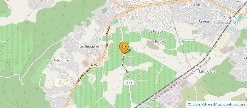 localisation de l'entreprise MADAME ANNIE ROUX  LE LUC