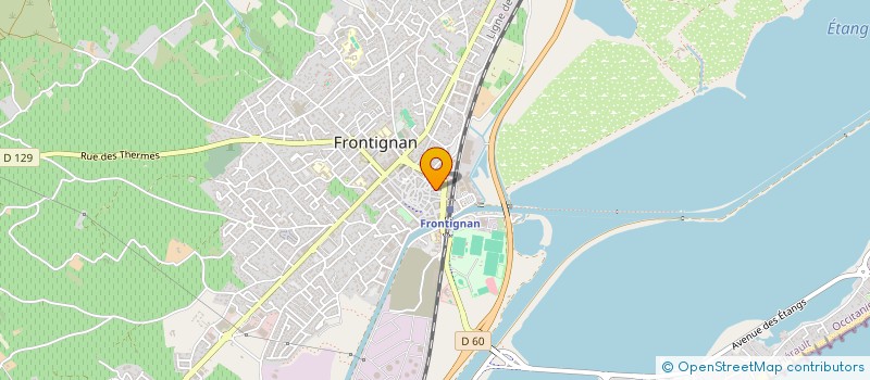 localisation de l'entreprise MADAME ANNIE RUFFLE à FRONTIGNAN