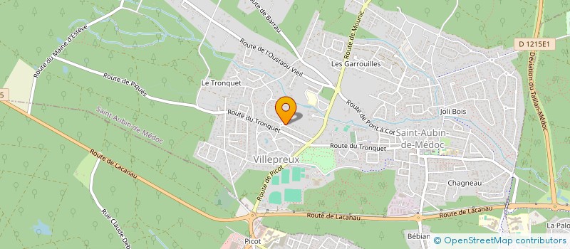 localisation de l'entreprise MADAME ANNIE SALAUN  SAINT AUBIN DE MEDOC