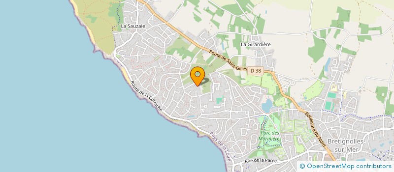 localisation de l'entreprise MADAME ANNIE SAPIN à BRETIGNOLLES-SUR-MER