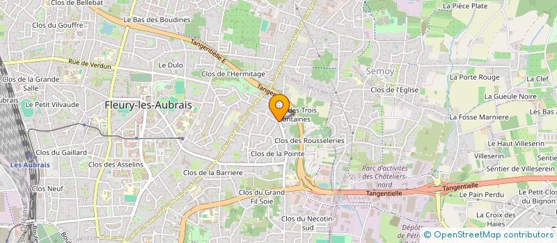 localisation de l'entreprise MADAME ANNIE SARADIN à ORLEANS