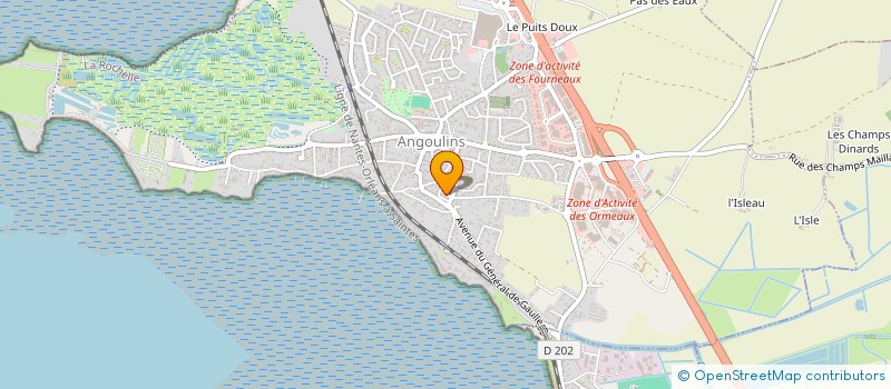 localisation de l'entreprise MADAME ANNIE SAULAS à ANGOULINS