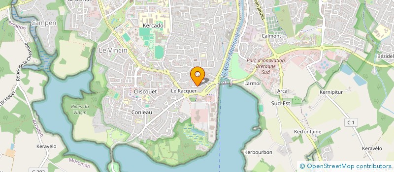 localisation de l'entreprise MADAME ANNIE SAUVION à VANNES