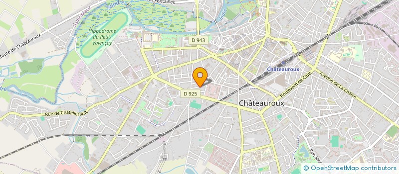 localisation de l'entreprise MADAME ANNIE SERVANT à CHATEAUROUX