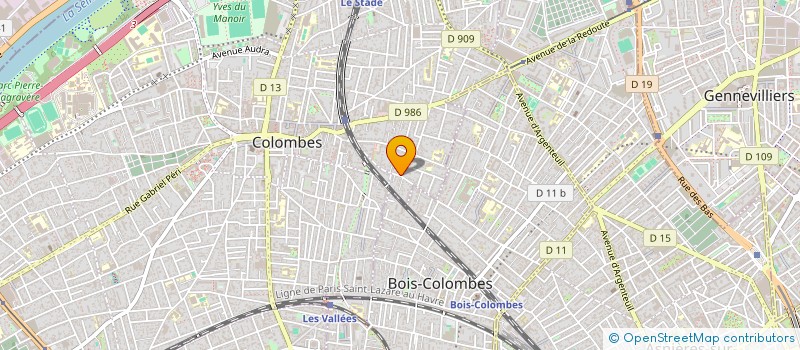 localisation de l'entreprise MADAME ANNIE SEZAT à COLOMBES
