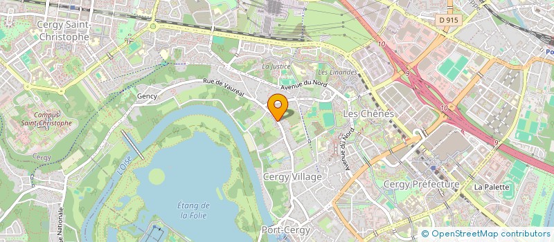 localisation de l'entreprise MADAME ANNIE SEZNEC à CERGY