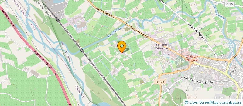 localisation de l'entreprise MADAME ANNIE SILVAN  CAVAILLON