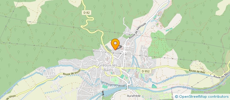 localisation de l'entreprise MADAME ANNIE SIMON à GREOUX-LES-BAINS