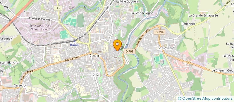 localisation de l'entreprise MADAME ANNIE SIVET à DINAN