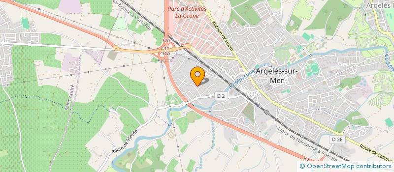 localisation de l'entreprise MADAME ANNIE SOLIVEAU à ARGELES SUR MER