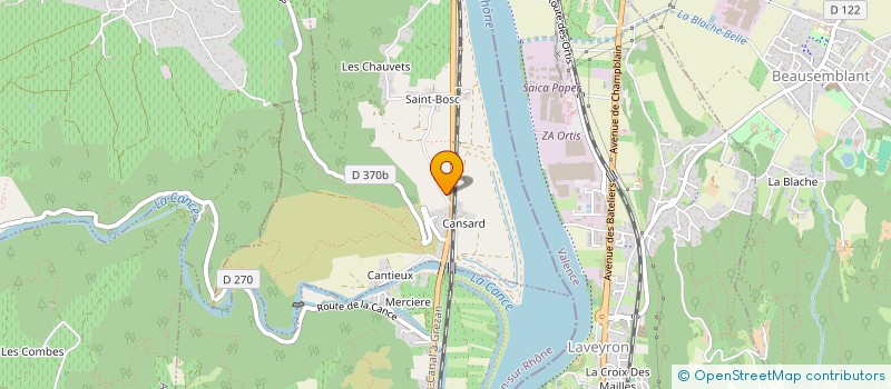 localisation de l'entreprise MADAME ANNIE SONNIER  ANDANCE