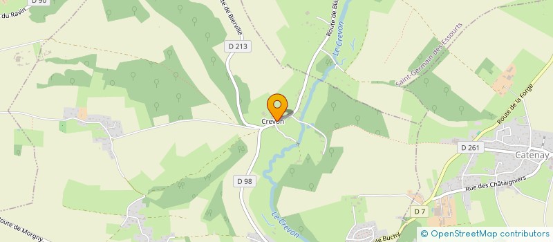 localisation de l'entreprise MADAME ANNIE STALIN  BLAINVILLE-CREVON